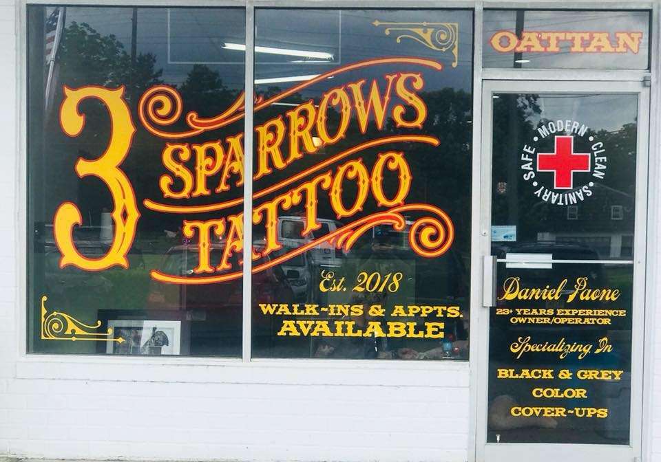 3 Sparrows Tattoo | 529 U.S. 9 #11, Waretown, NJ 08758, USA | Phone: (609) 312-7278