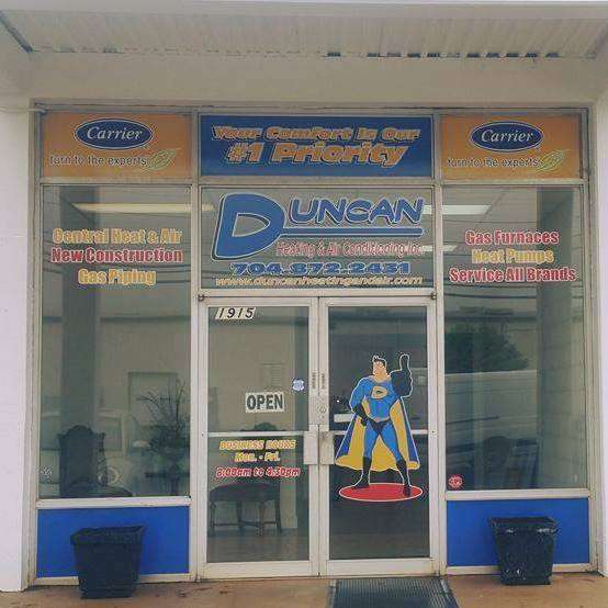 Duncan Heating & Air Conditioning Inc | 1915 W Front St, Statesville, NC 28677 | Phone: (704) 872-2431