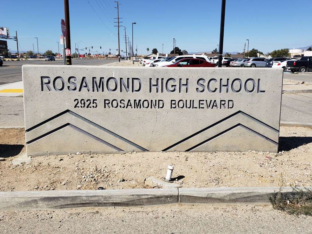 Rosamond High School | 2925 Rosamond Blvd, Rosamond, CA 93560, USA | Phone: (661) 256-5020