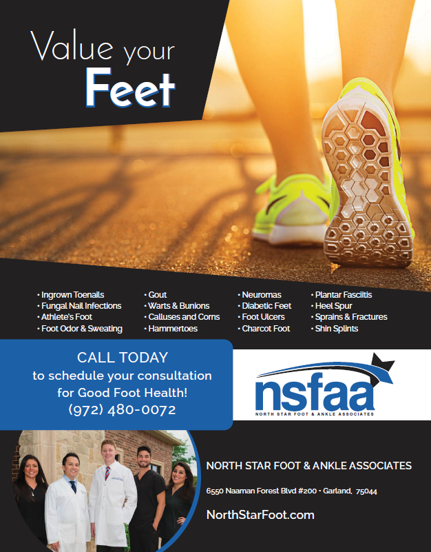 North Star Foot & Ankle Associates | 6550 Naaman Forest Blvd #200, Garland, TX 75044 | Phone: (972) 480-0072