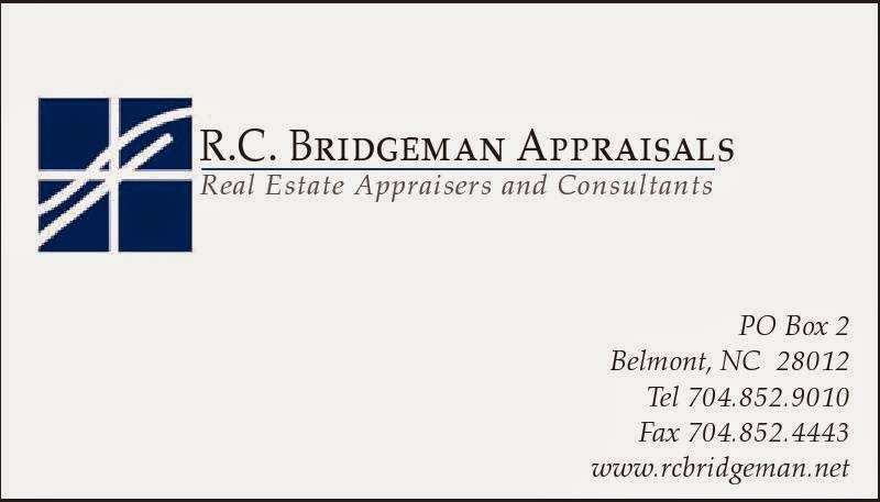 R C Bridgeman Appraisals, Inc. | 3758 State Rd 2619, Gastonia, NC 28056, USA | Phone: (704) 616-4309