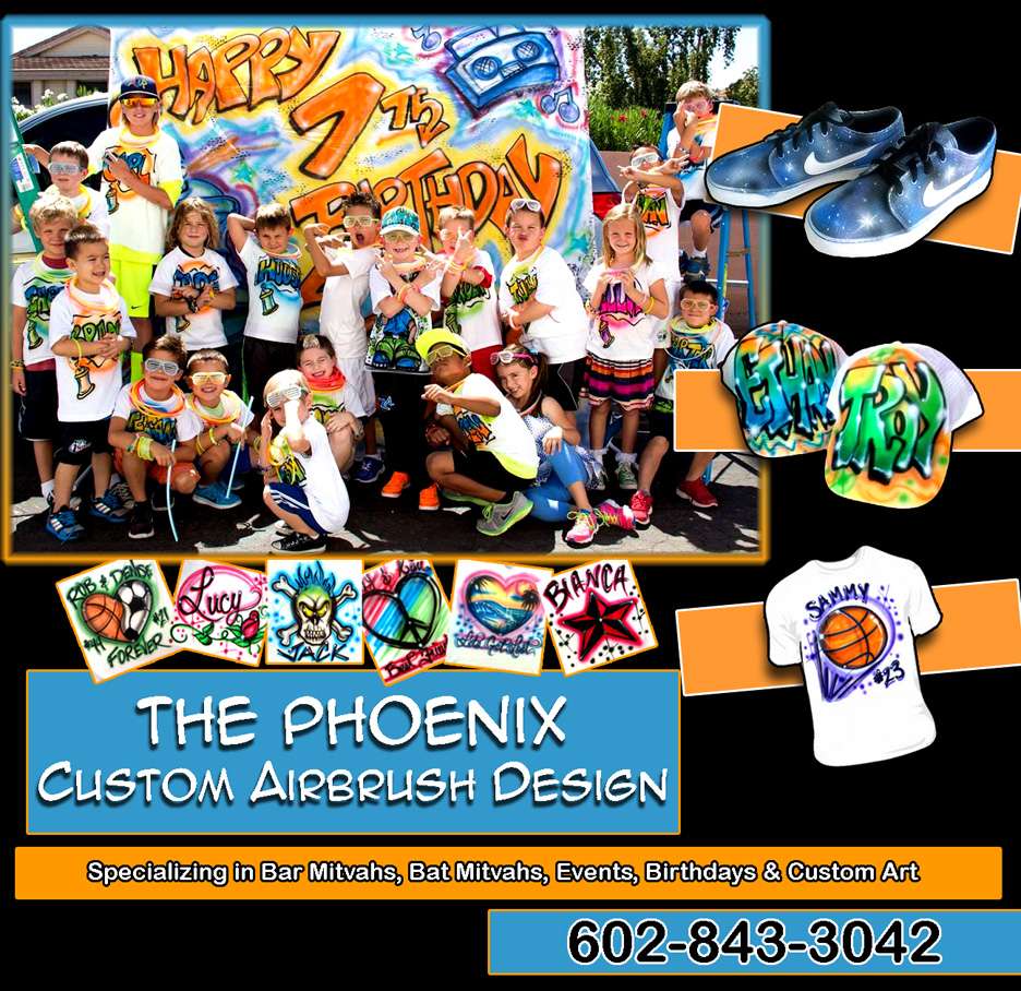 The PhoeniX Custom Airbrush Design | 12201 N 63rd St, Scottsdale, AZ 85254, USA | Phone: (602) 327-7400