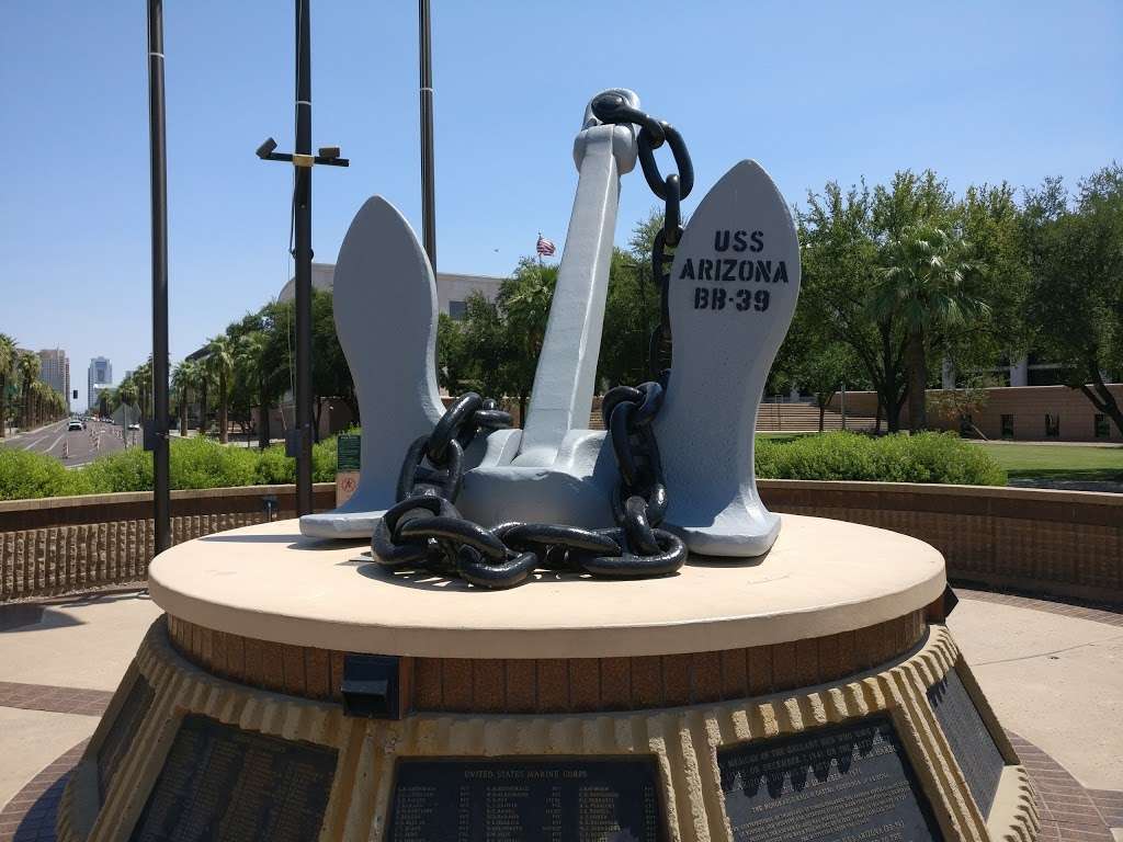 U.S.S Arizona Memorial at Bolin Memorial Park | 1616 W Washington St, Phoenix, AZ 85007, USA