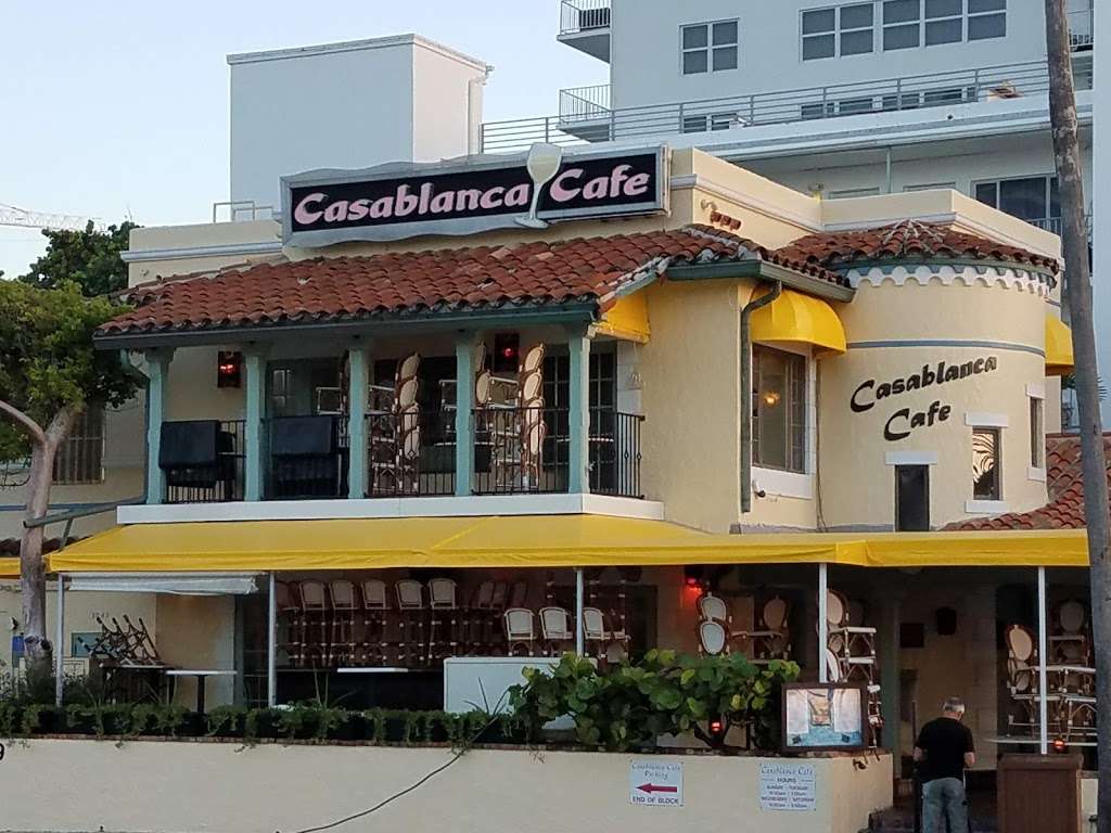 Casablanca Cafe | 3049 Alhambra St, Fort Lauderdale, FL 33304, USA | Phone: (954) 764-3500