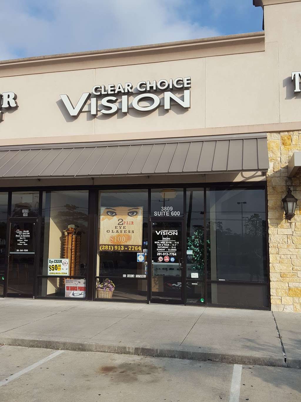 Clear Choice Vision Center | 3809 Atascocita Road #600, Humble, TX 77396, USA | Phone: (281) 913-7764