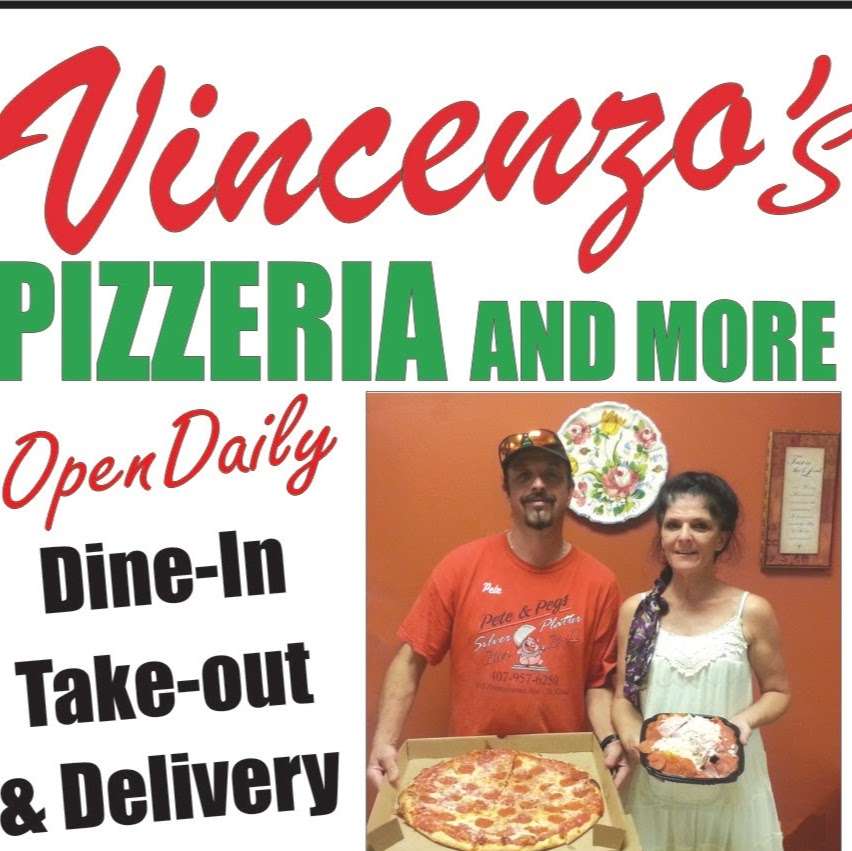 Vincenzos Pizzeria and More | 2907 Canoe Creek Rd, St Cloud, FL 34769, USA | Phone: (407) 957-4992