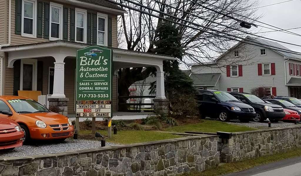 Birds Automotive & Customs | 1800 W Main St, Ephrata, PA 17522, USA | Phone: (717) 733-5353