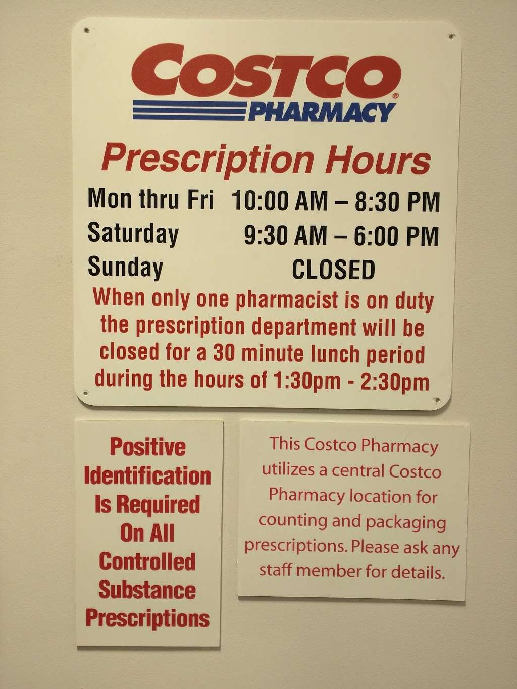 Costco Pharmacy 801 S Pavilion Center Dr, Las Vegas, NV 89144 Hours