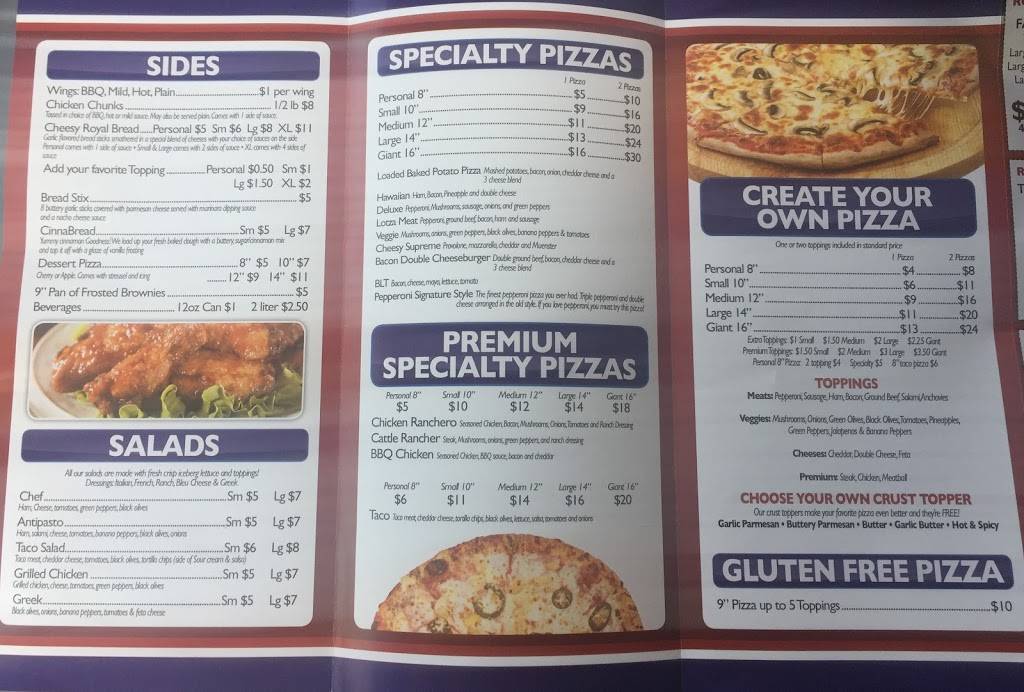 Original Royal Pizza Co. | 2038 Tracy Rd, Northwood, OH 43619, USA | Phone: (419) 666-0084