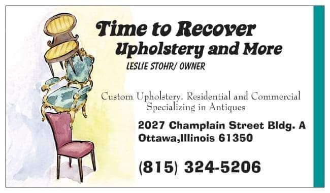 Upholstery and More by Time to Recover | 2027 Champlain St Bldg A, Ottawa, IL 61350 | Phone: (815) 324-5206