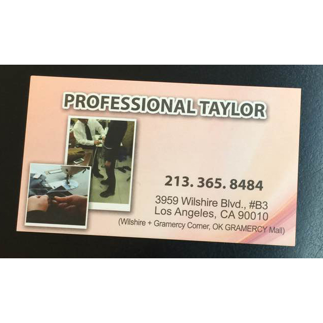 Professional Tailor | 3959 Wilshire Blvd # B3, Los Angeles, CA 90010, USA | Phone: (213) 365-8484