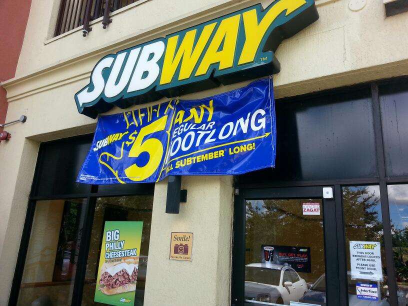 Subway Restaurants | 4900-A Millenia Blvd, Orlando, FL 32839 | Phone: (407) 345-0442