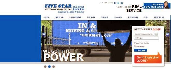 Five Star Moving & Storage Inc | 3323 W Addison St, Chicago, IL 60618, USA | Phone: (847) 539-3911