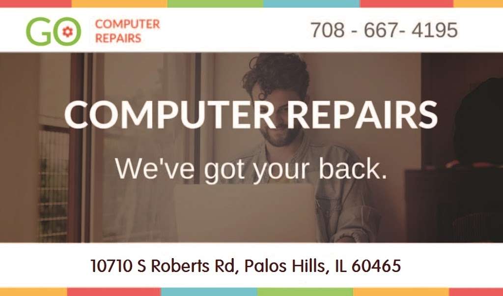 Go Computer Repairs | 10710 S Roberts Rd, Palos Hills, IL 60465, USA | Phone: (708) 667-4195