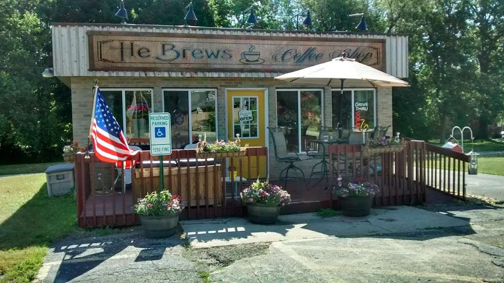He Brews Coffee Shop | 211 Sheridan Rd, Winthrop Harbor, IL 60096, USA | Phone: (224) 789-5609
