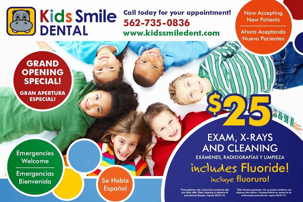 Kids Smile Dental | 3288 E Anaheim St, Long Beach, CA 90804, USA | Phone: (562) 438-7300