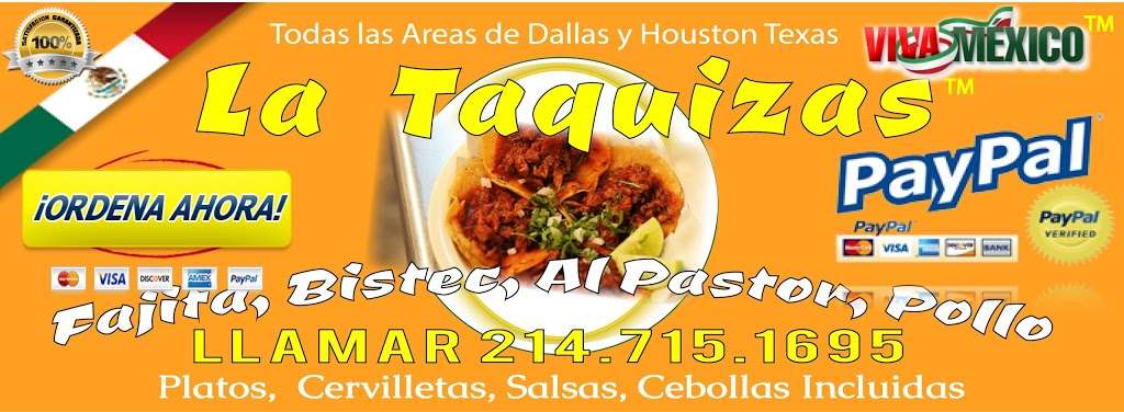 La Taquizas Houston Taqueros | 9661-B Aldine Westfield Rd, Houston, TX 77093 | Phone: (214) 715-1695