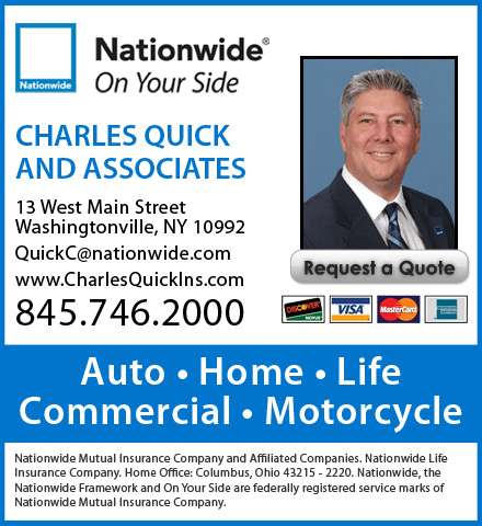 Charles Quick Insurance Agency | 13 W Main St, Washingtonville, NY 10992 | Phone: (845) 497-1119