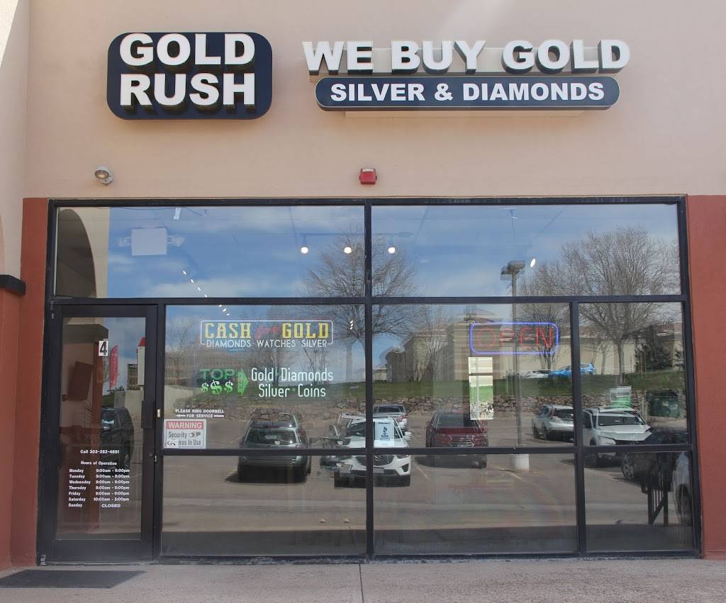 Gold Rush Littleton Cash for Gold, Cash for Silver, Cash for Dia | 9116 W Bowles Ave Unit #4, Littleton, CO 80123, USA | Phone: (303) 282-4651