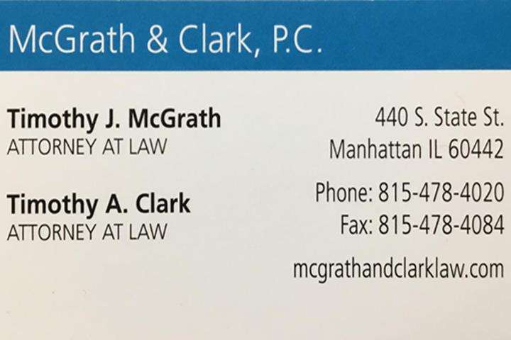 McGrath & Clark, P.C. | 440 S State St, Manhattan, IL 60442, USA | Phone: (815) 478-4020