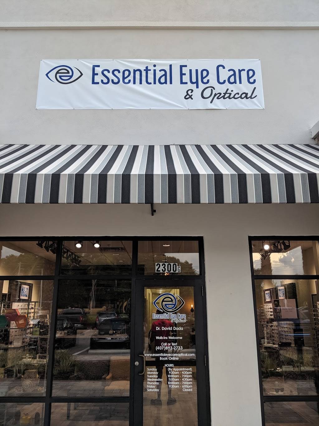 Essential Eye Care & Optical | 2300 E Semoran Blvd Suite G, Apopka, FL 32703, USA | Phone: (407) 893-2733