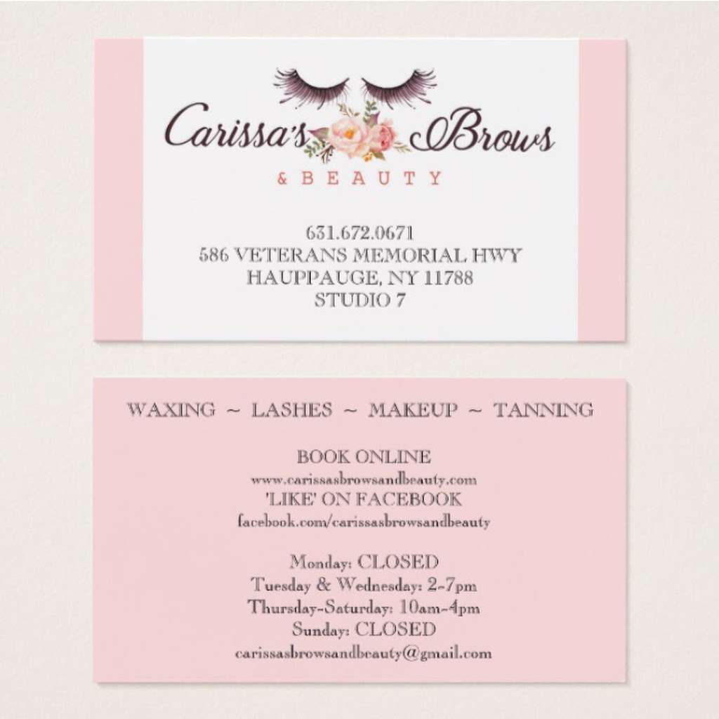 Carissas Brows & Beauty | 586 Veterans Memorial Hwy, Hauppauge, NY 11788, USA | Phone: (631) 672-0671