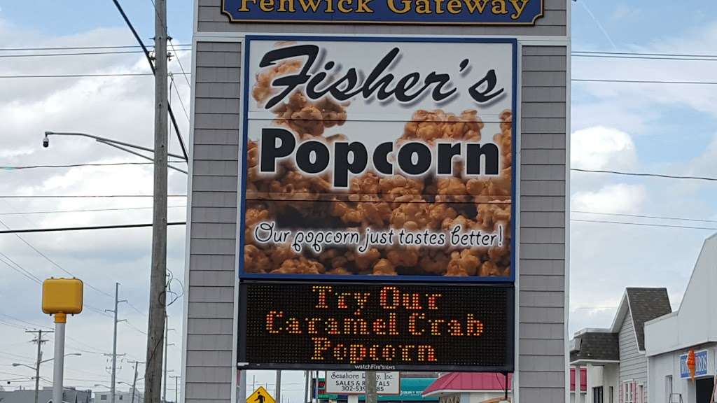 Fishers Popcorn | 37081 Coastal Hwy, Fenwick Island, DE 19944, USA | Phone: (302) 539-8833