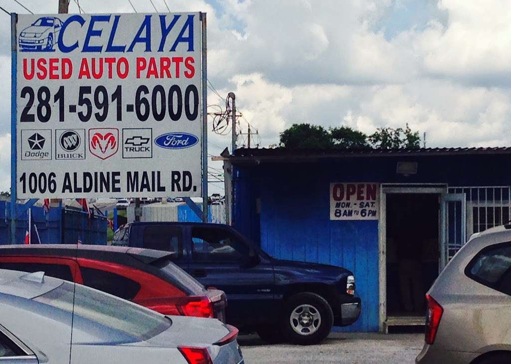 Celaya Used Auto Parts Inc. | 1006 Aldine Mail Rte Rd, Houston, TX 77037 | Phone: (281) 591-6000