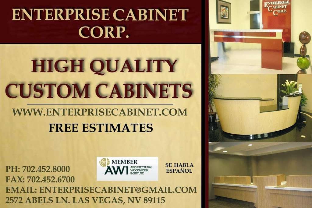Enterprise Cabinet Corporation | 2572 Abels Ln, Las Vegas, NV 89115, USA | Phone: (702) 452-8000