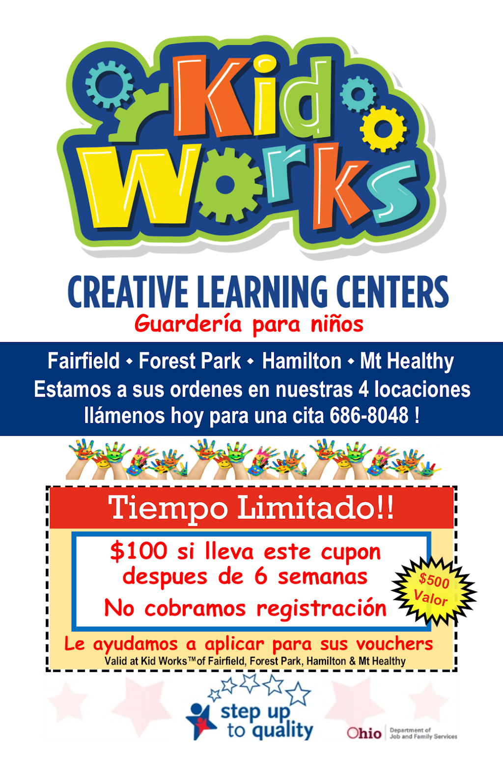 Kids Works Creative Learning Center | 10920 Hamilton Ave, Cincinnati, OH 45231, USA | Phone: (513) 742-0213