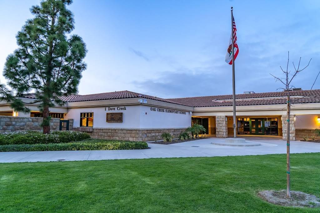 Oak Creek Elementary School | 1 Dovecreek, Irvine, CA 92618, USA | Phone: (949) 936-8550