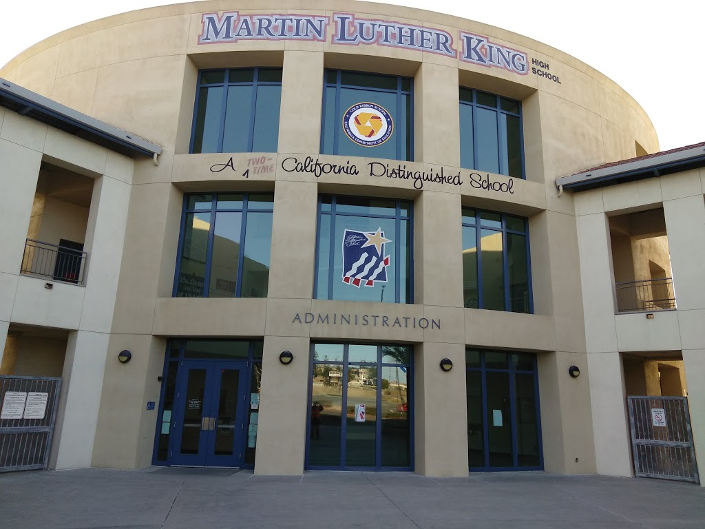 Martin Luther King High School | 9301 Wood Rd, Riverside, CA 92508, USA | Phone: (951) 789-5690