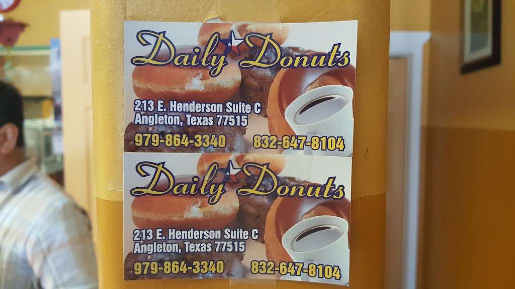 Daily Doughnuts | 213 E Henderson Rd, Angleton, TX 77515, USA | Phone: (979) 308-4201