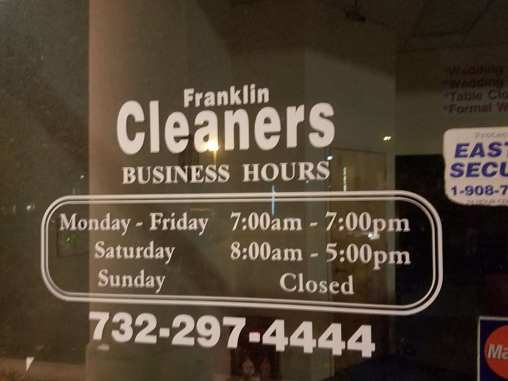 Franklin Cleaners | 1991 NJ-27, Somerset, NJ 08873 | Phone: (732) 297-4444