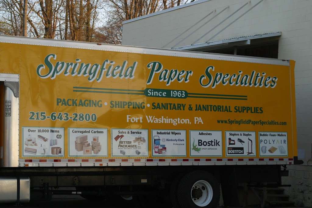 Springfield Paper Specialties | 1754 Limekiln Pike, Dresher, PA 19025, USA | Phone: (215) 643-2800