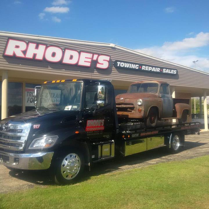 Rhodes Towing - Repair - Sales, Inc. | 2606 Main St, East Troy, WI 53120, USA | Phone: (262) 642-4869