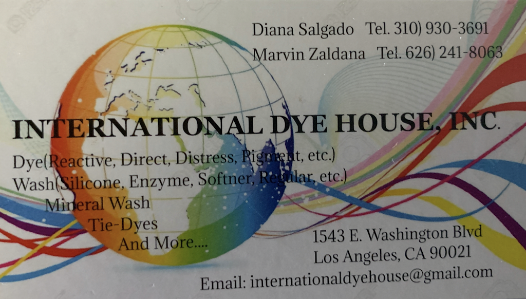 International Dye House, Inc. | 1543 E Washington Blvd, Los Angeles, CA 90021, USA | Phone: (310) 930-3691