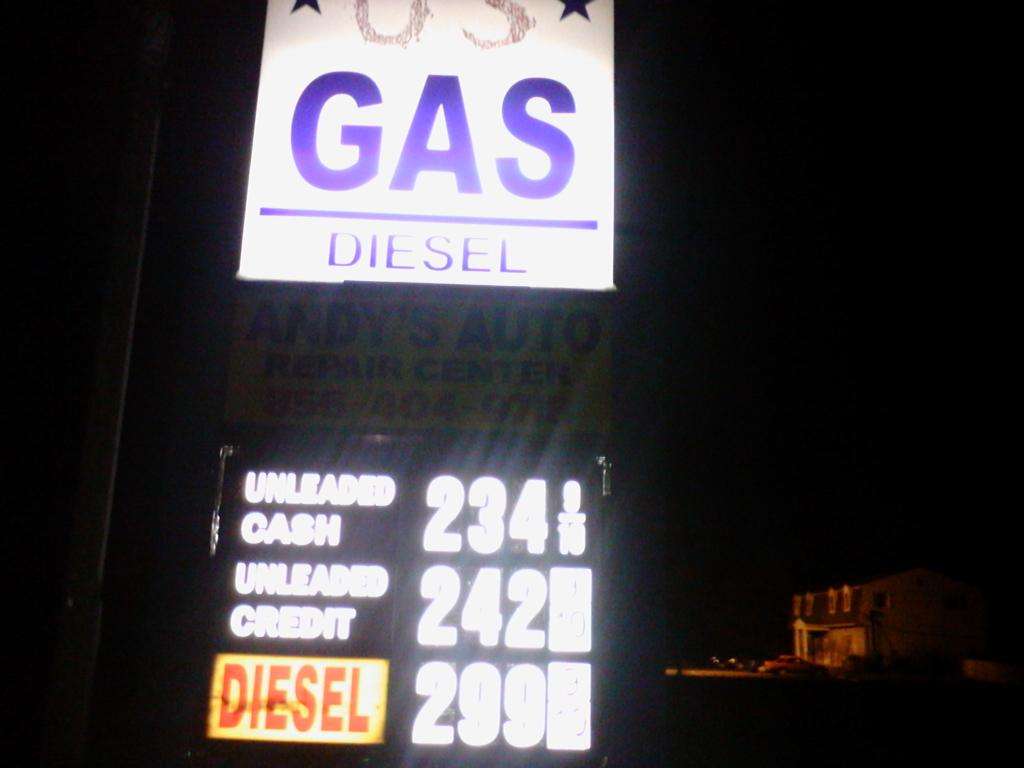 Us Gas | 3344 Tuckahoe Rd, Franklinville, NJ 08322, USA | Phone: (856) 875-0524