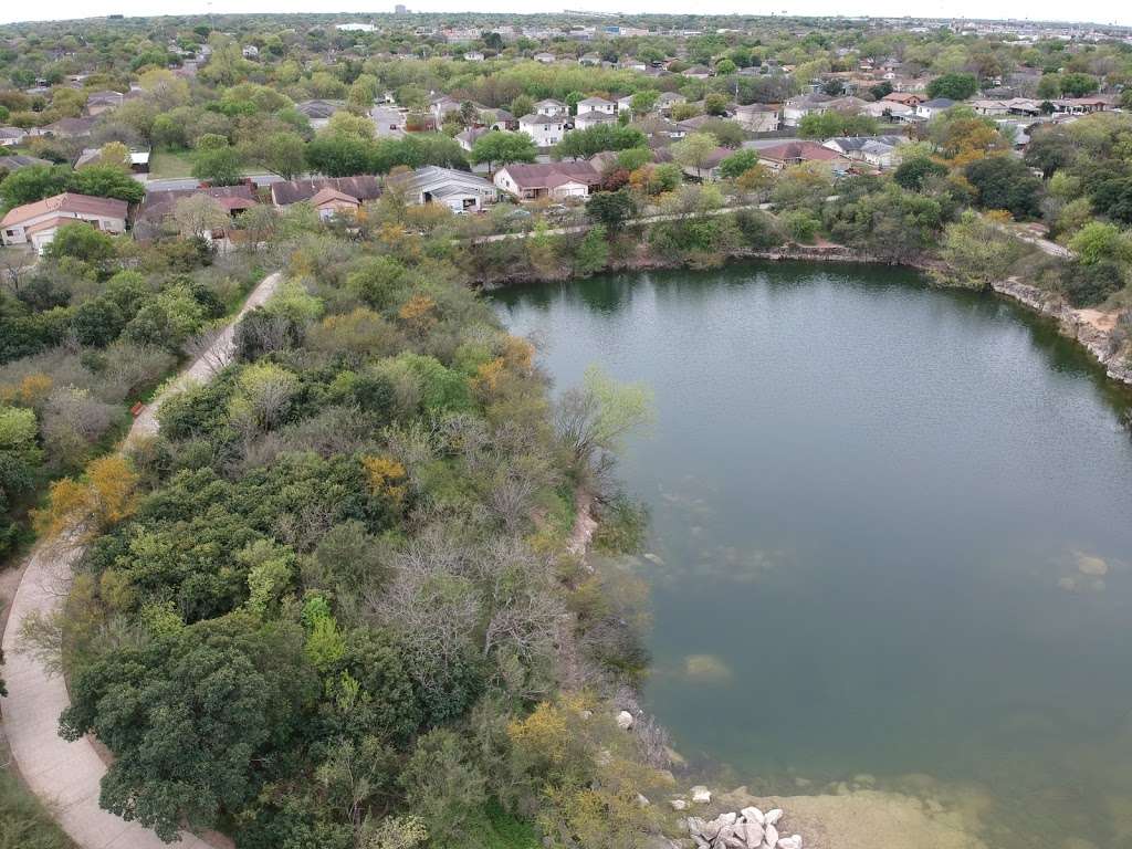 Nessie in the Quarry Pond at Tom Slick Park | 7620 NW Loop 410, San Antonio, TX 78245, USA