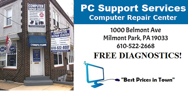 PC Support Services, Inc. | 1000 Belmont Ave, Folsom, PA 19033, USA | Phone: (610) 522-2668