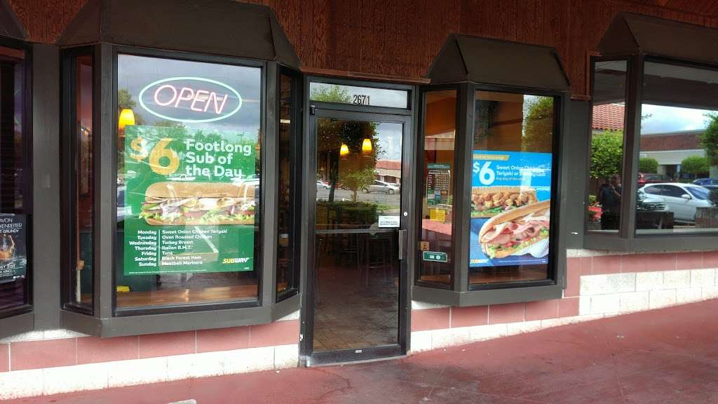 Subway Restaurants | 2671 S Woodland Blvd, DeLand, FL 32720, USA | Phone: (386) 736-3754