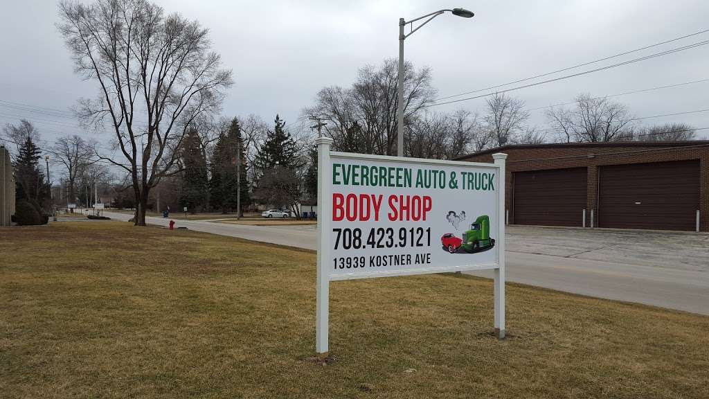 Evergreen Auto & Truck Body Shop | 13939 Kostner Ave, Crestwood, IL 60445 | Phone: (708) 423-9121
