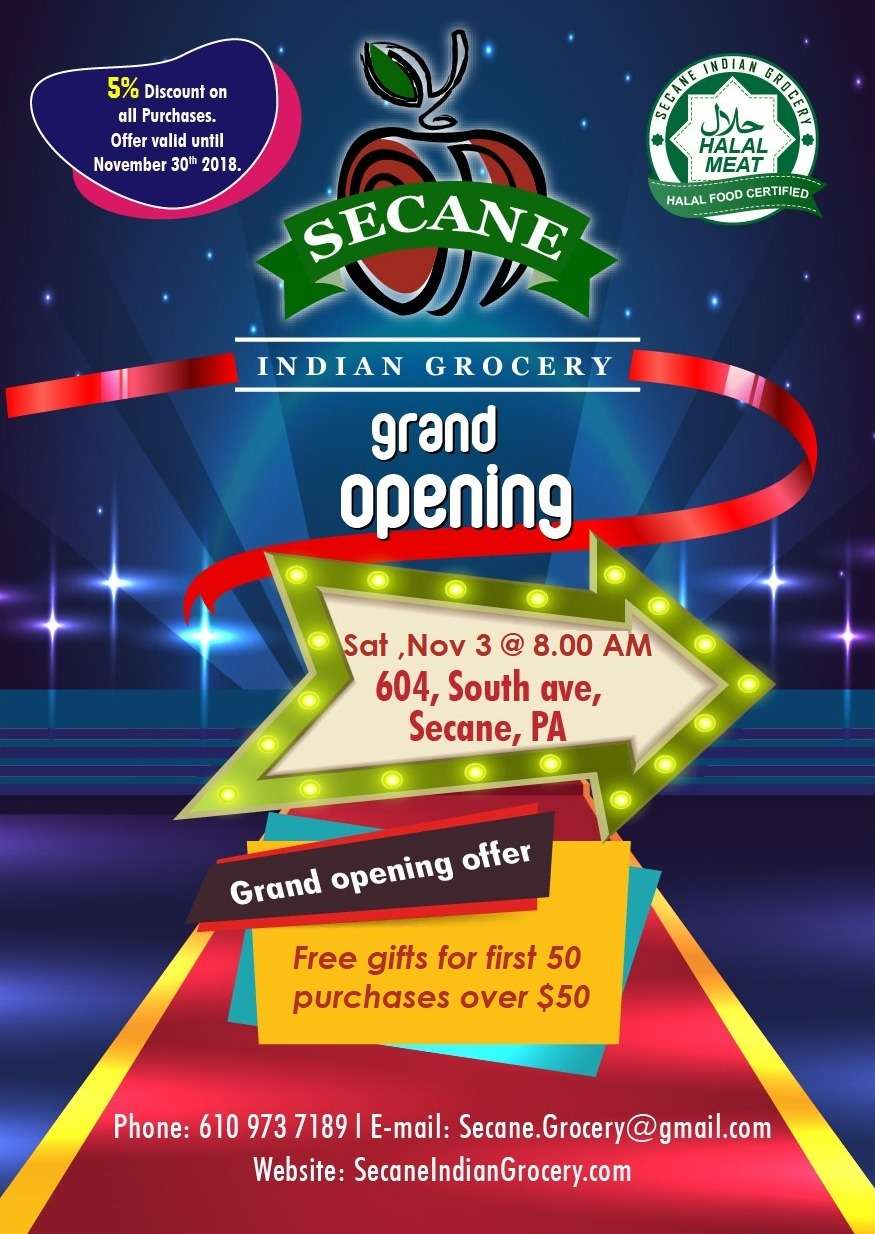 Secane Indian Grocery (SIG) | 604 South Ave, Secane, PA 19018, USA | Phone: (610) 973-7189