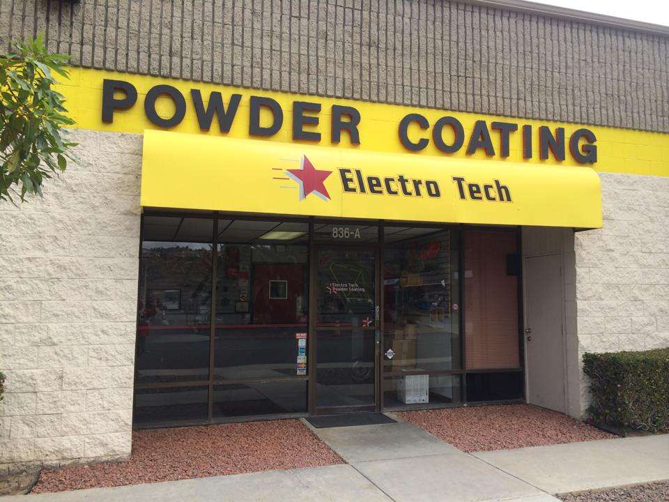 Electro Tech Powder Coating | 836 Rancheros Dr # A, San Marcos, CA 92069, USA | Phone: (760) 746-0292