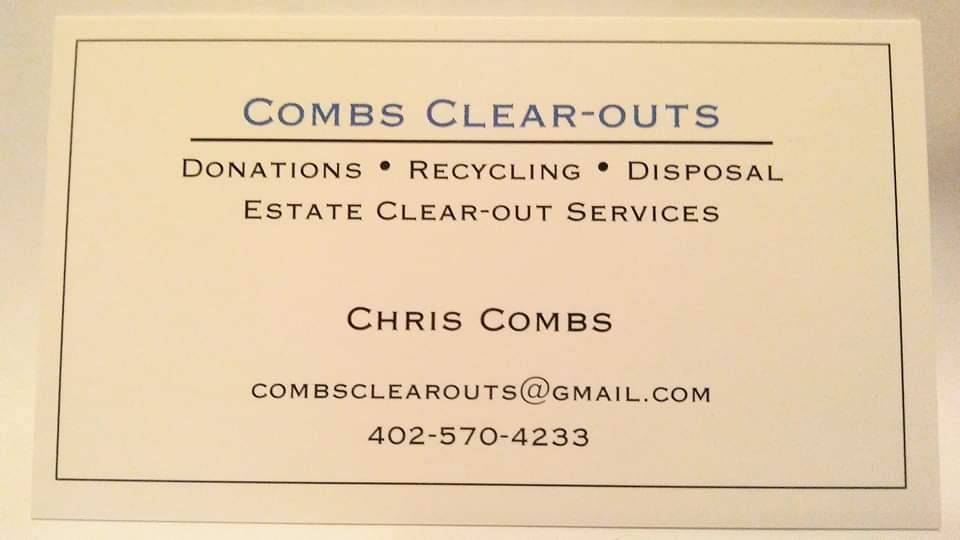 Combs Clearouts | 740 Driftwood Dr, Lincoln, NE 68510, USA | Phone: (402) 570-4233