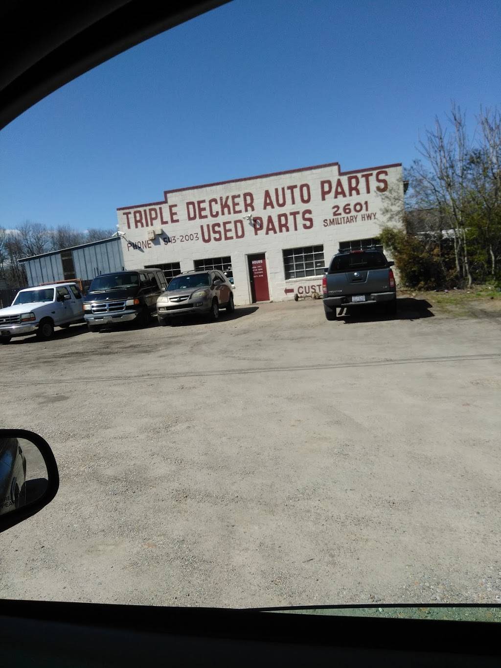 Triple Decker Auto Parts | 2601 S Military Hwy, Chesapeake, VA 23324, USA | Phone: (757) 543-2003
