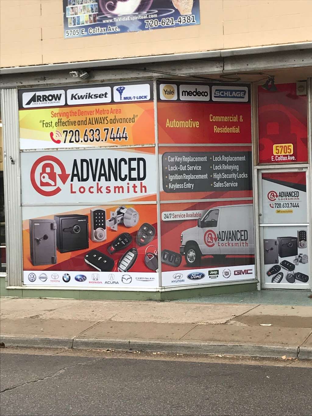 Advanced Locksmith , LLC | 5705 E Colfax Ave, Denver, CO 80220, USA | Phone: (303) 317-5355