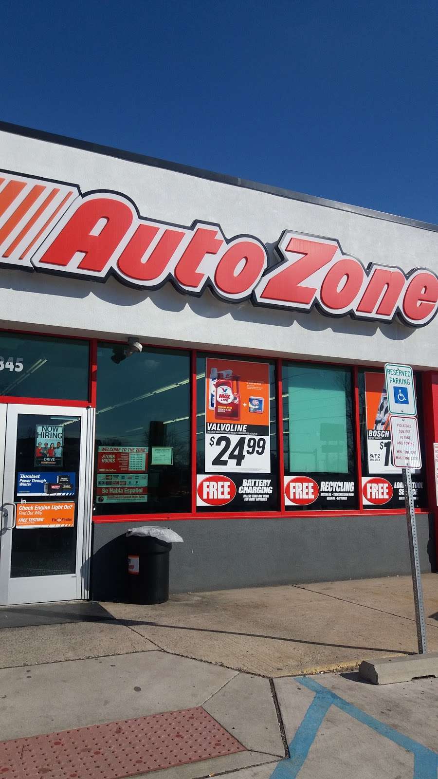 AutoZone Auto Parts | 1845 Stefko Blvd, Bethlehem, PA 18017, USA | Phone: (610) 317-1651