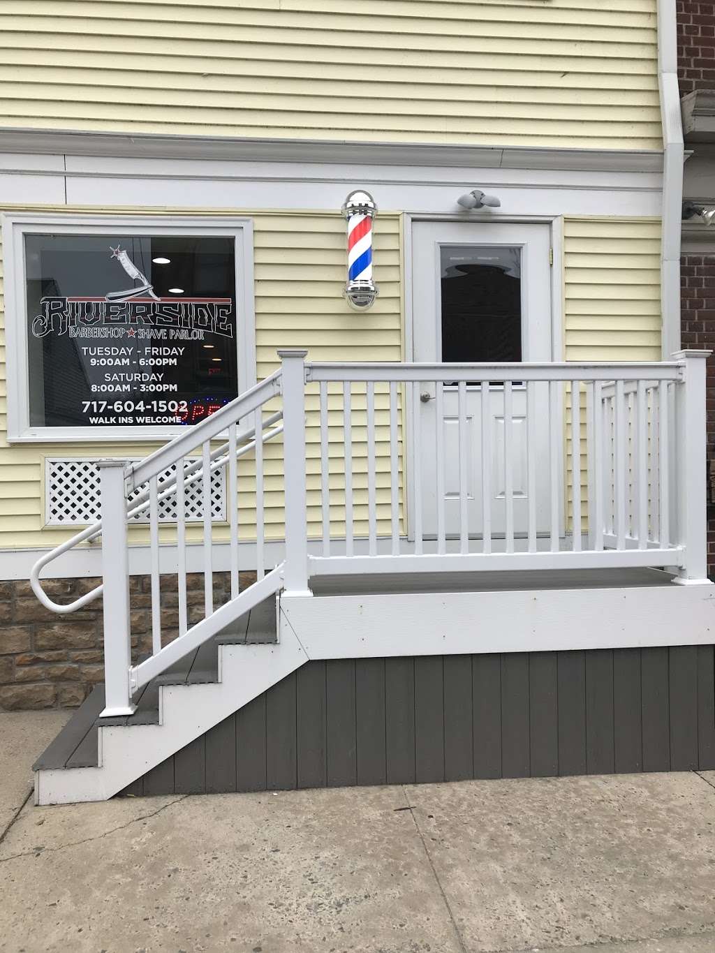 Riverside and Shave Parlor, 36 W Market St, Marietta, PA