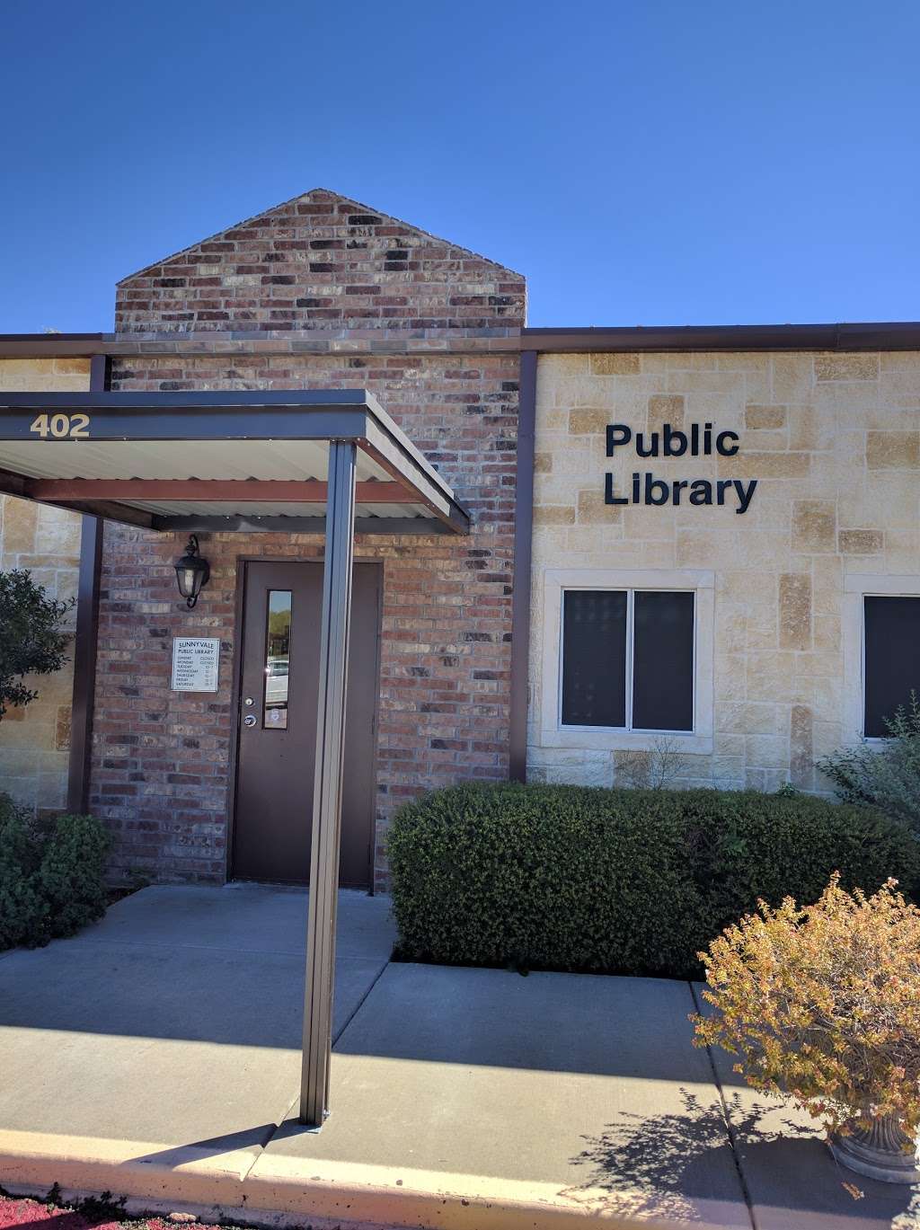 Doris Padgett Public Library | 402 Tower Pl, Sunnyvale, TX 75182, USA | Phone: (972) 226-4491